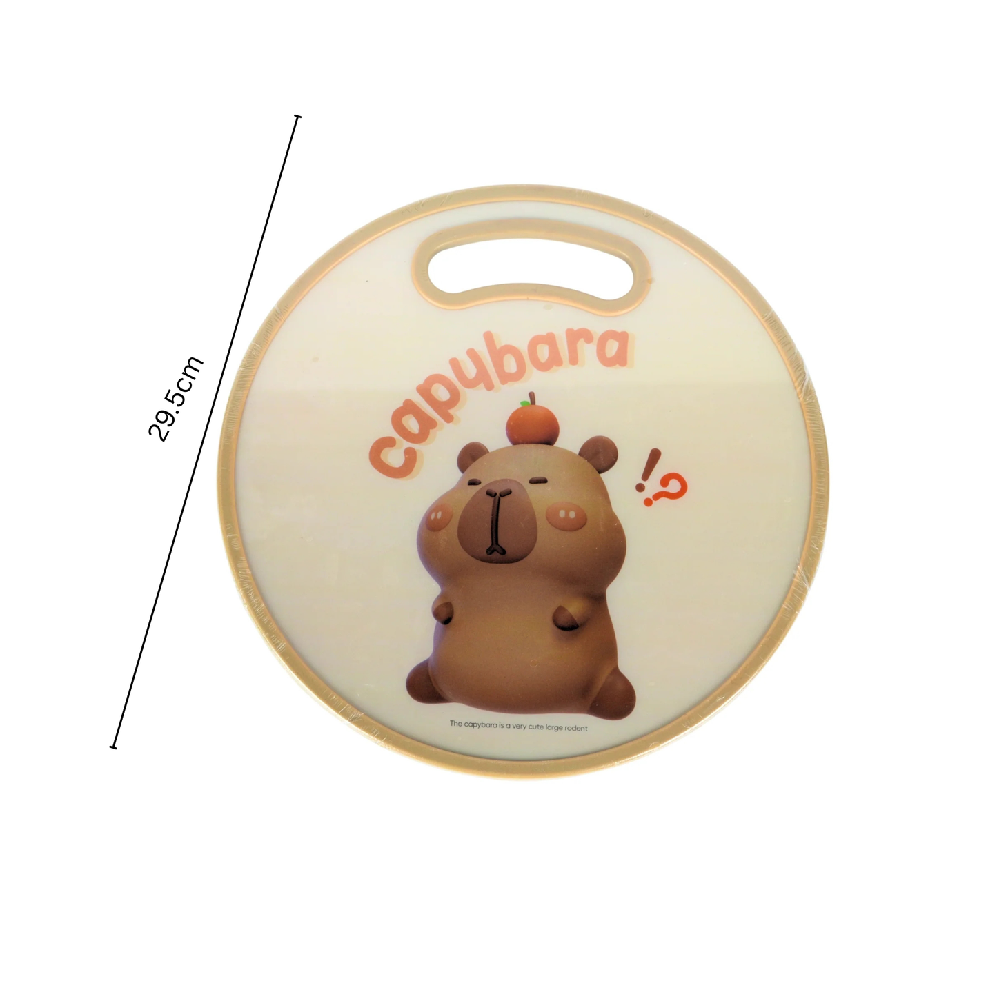 Cute Capybara Round Chopping Board