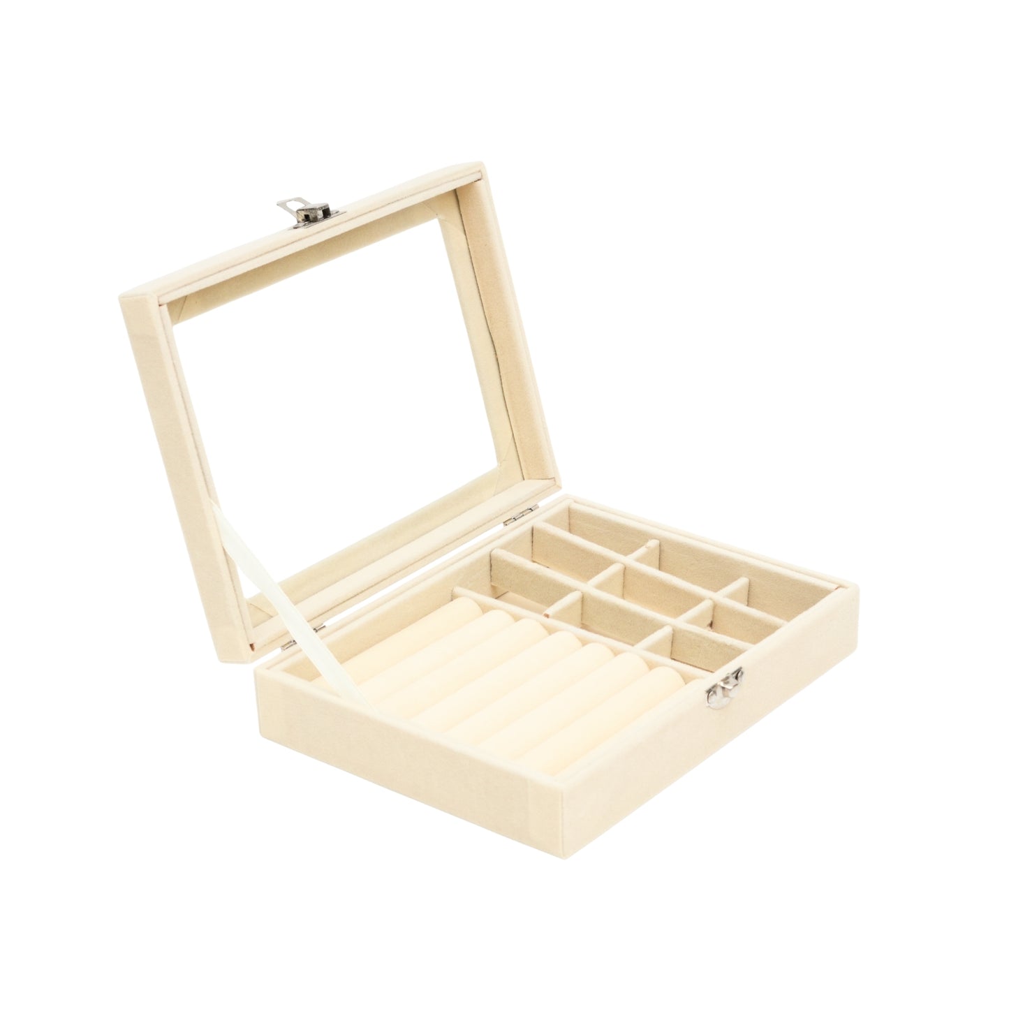 Aesthetic Light Weight Jewelry Box With Transparent See Through