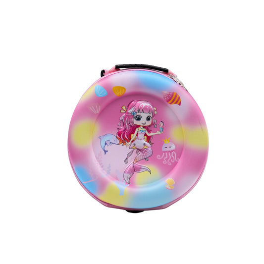 Pink Fancy Bag Wheel Design for Girls
