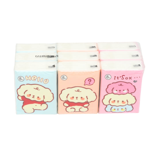 Travelling tissue (pack of 9)