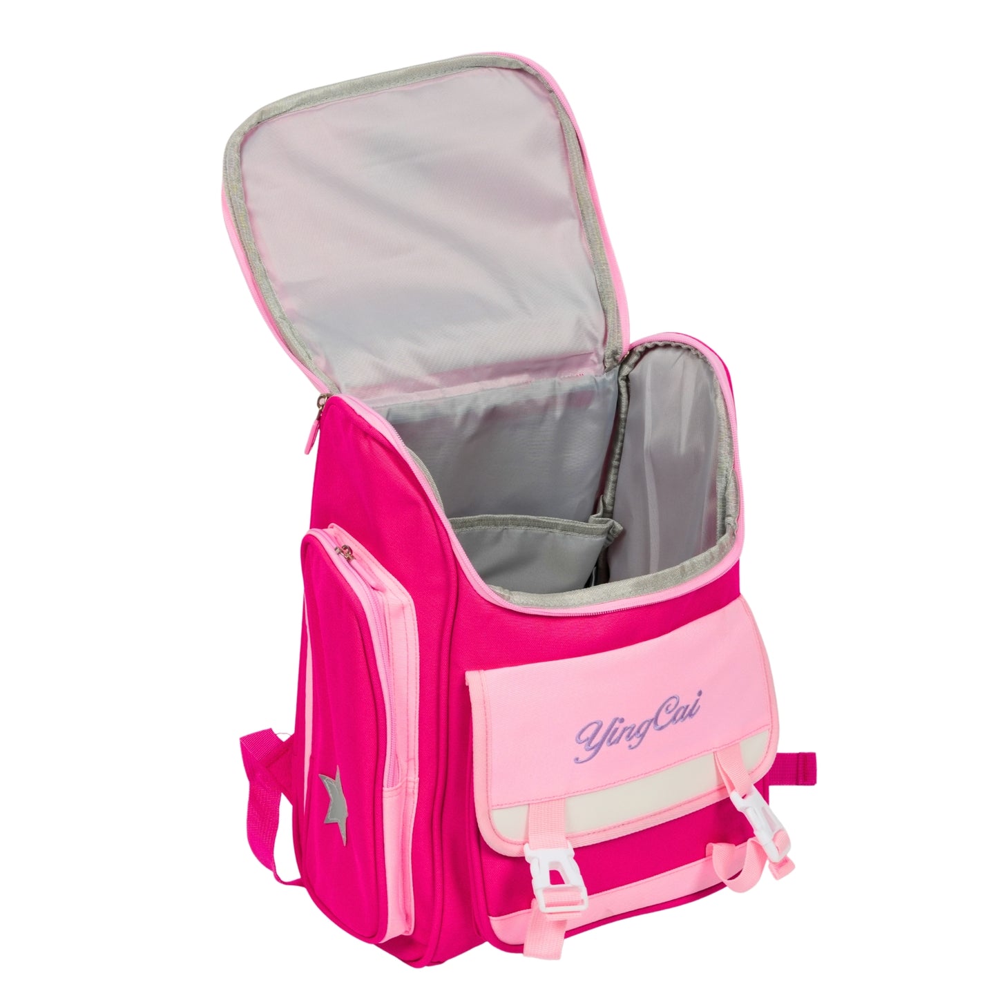 Pink hiking bag pack