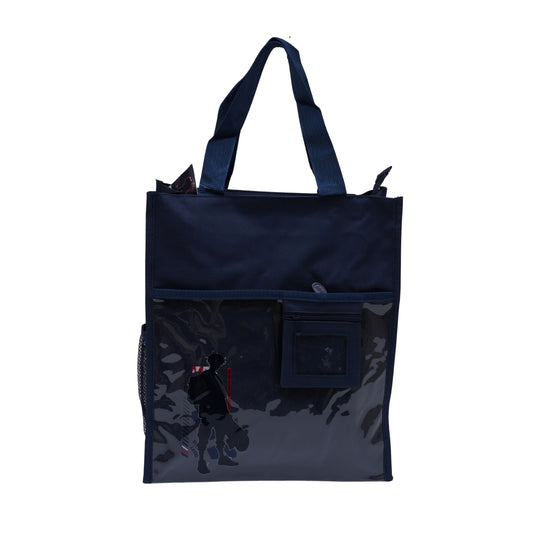 Navy blue unisex aesthetic tote bag for girls