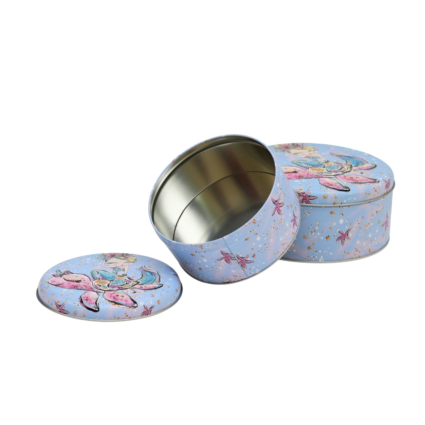 Sea Life Nesting Cookie Tin Set (2)