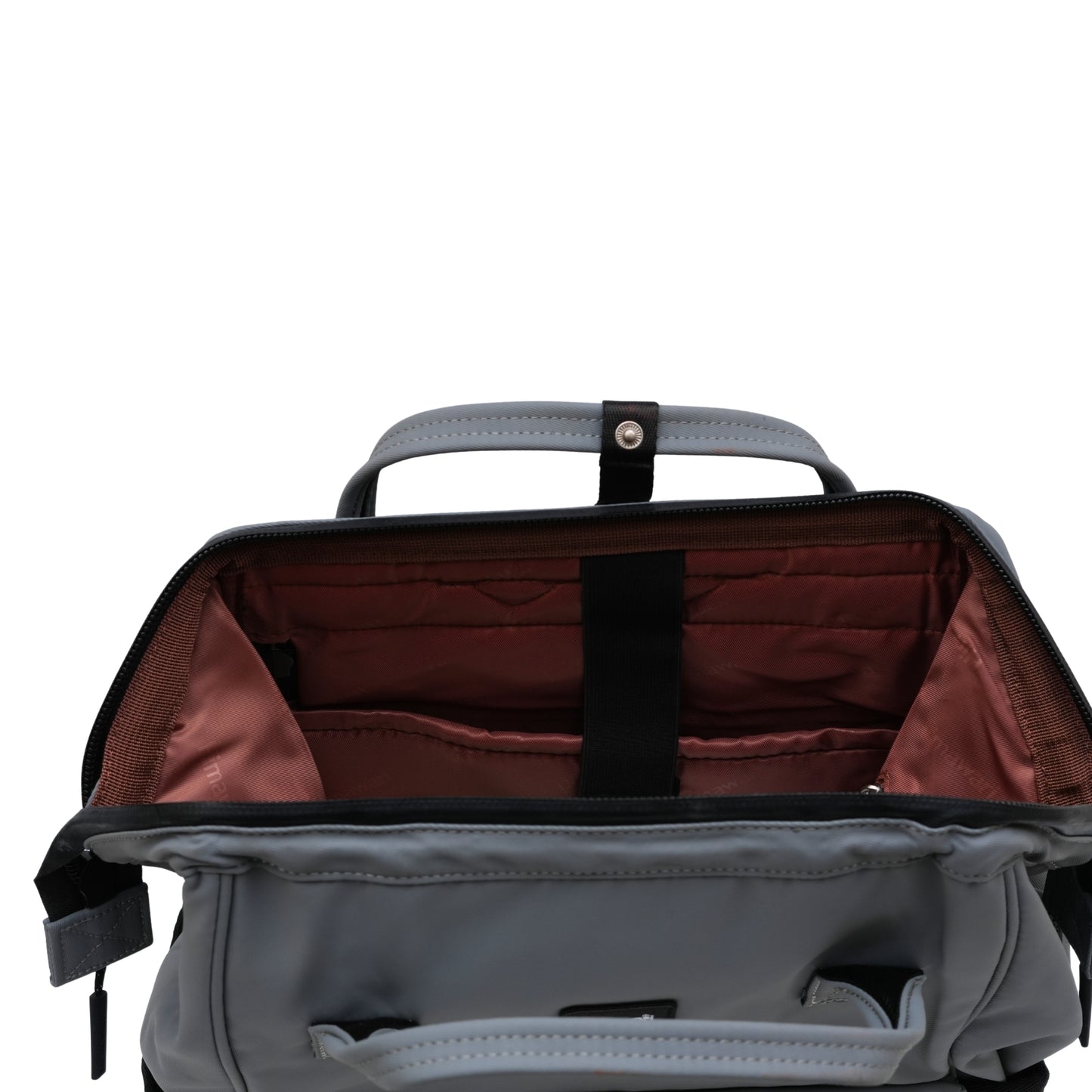 Grey backpack for travel