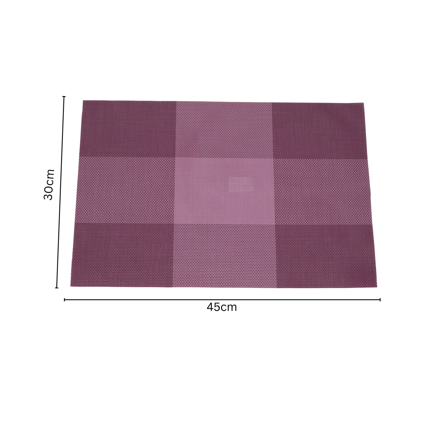 PVC Placemats For Dining Tables That Are Anti-Skid Washable Non-Slip And Heat-Resistant.