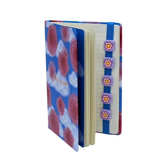 Flower print notebook for girls