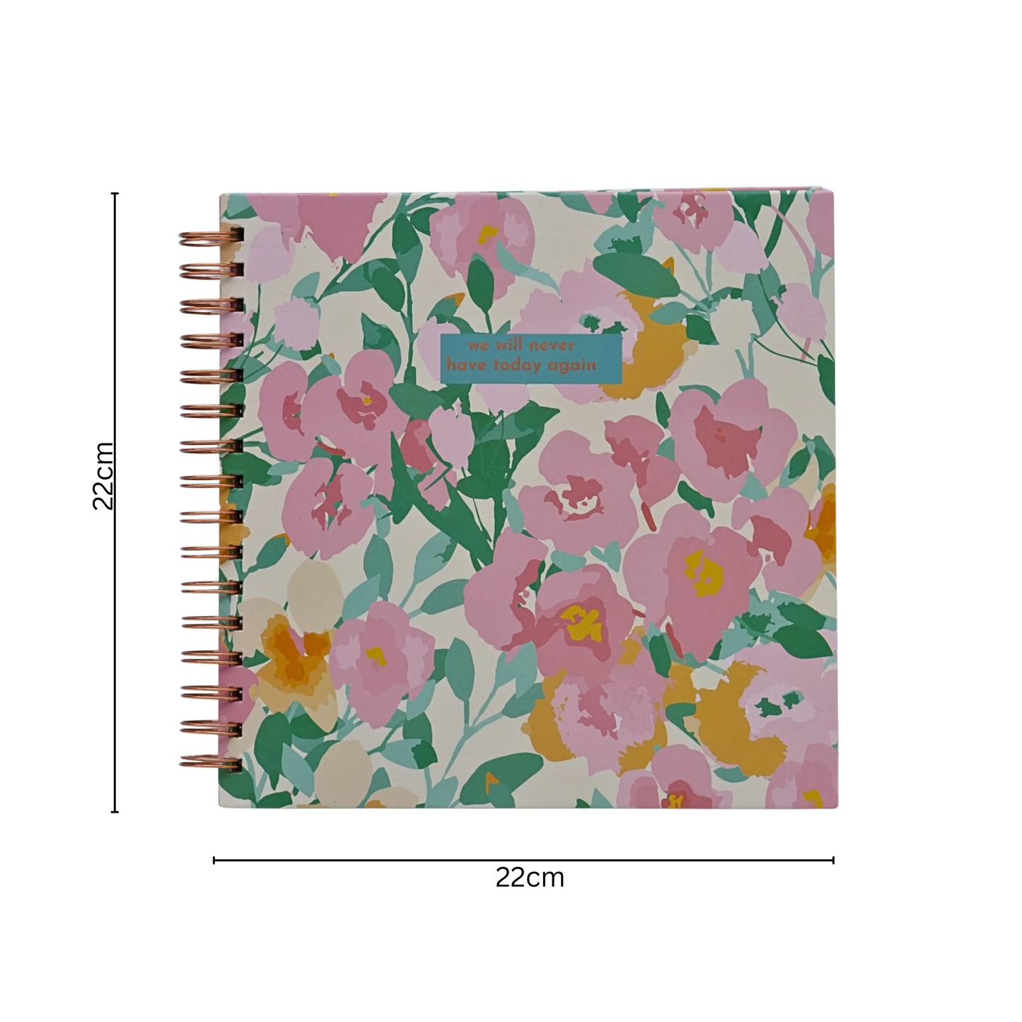 Flower print beautiful square note book