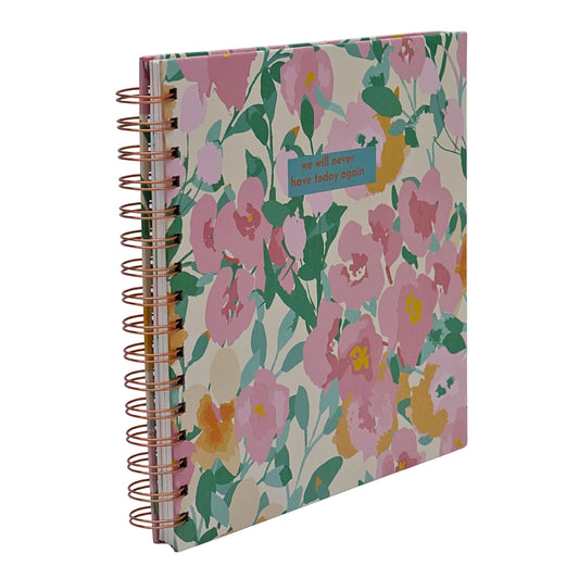 Flower print beautiful square note book