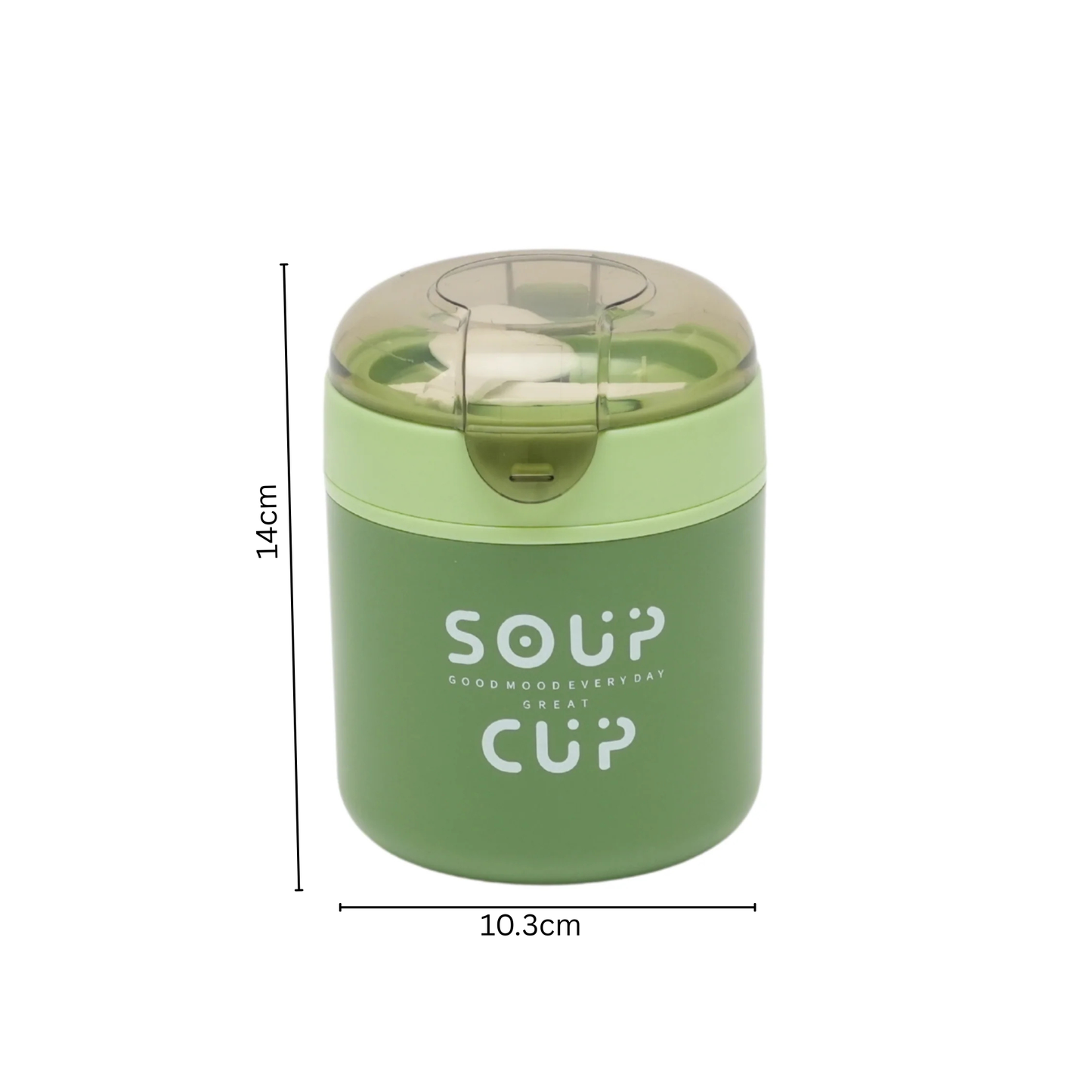 Insulated soup cup stainless steel soup cup with spoon