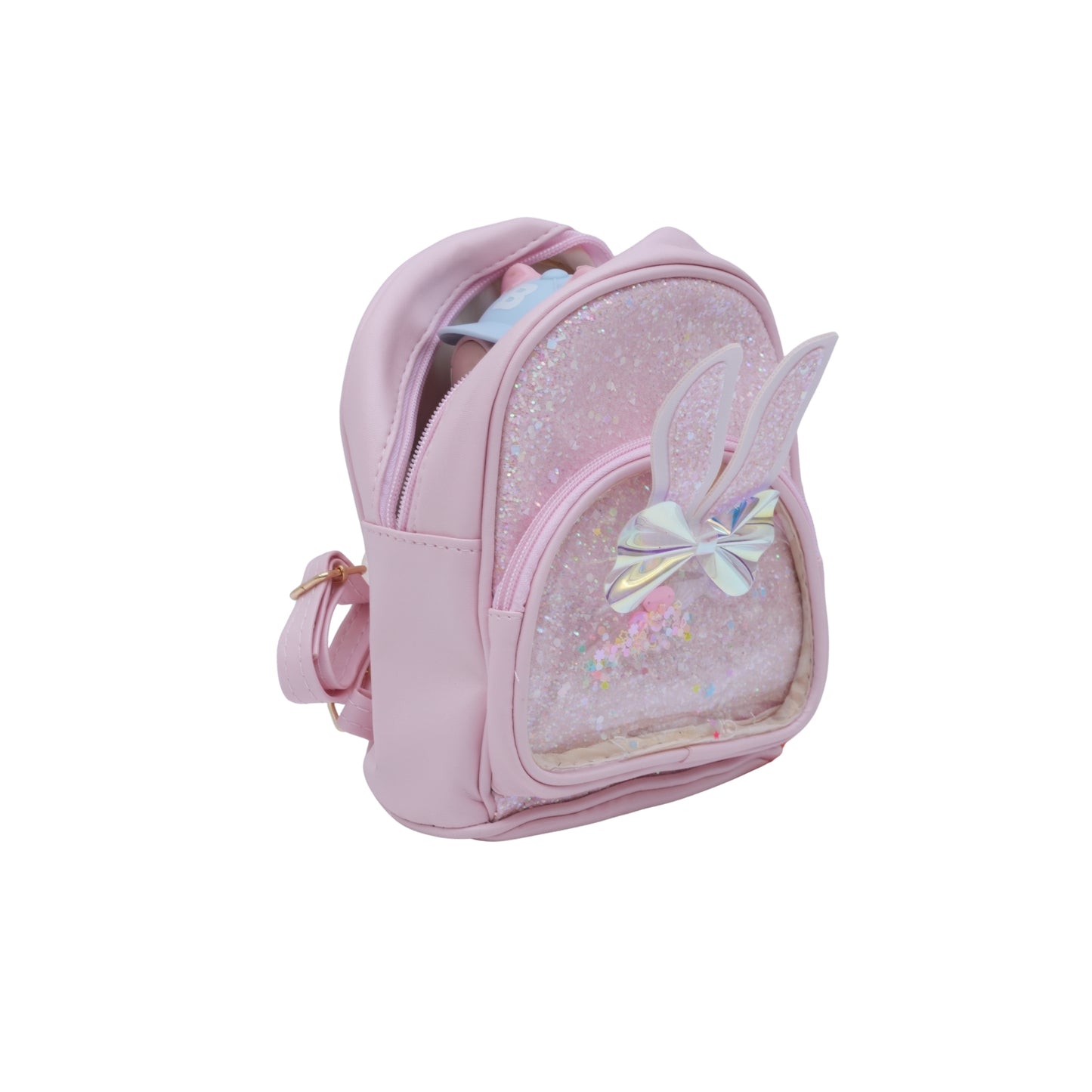 Purple Fancy Bag With Sparkle Designs For Girls