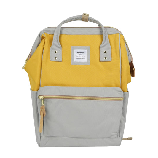 Yellow & Beige College & Office Handbag/Backpack