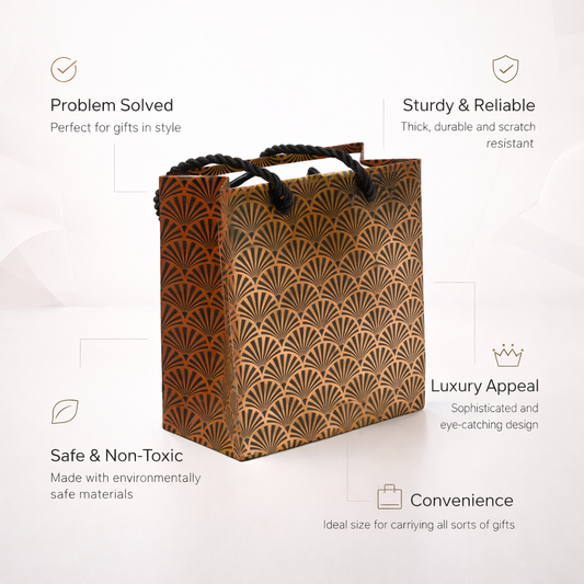 Premium Patterned Gift Bags For Every Occasion ( Pack of 2 )