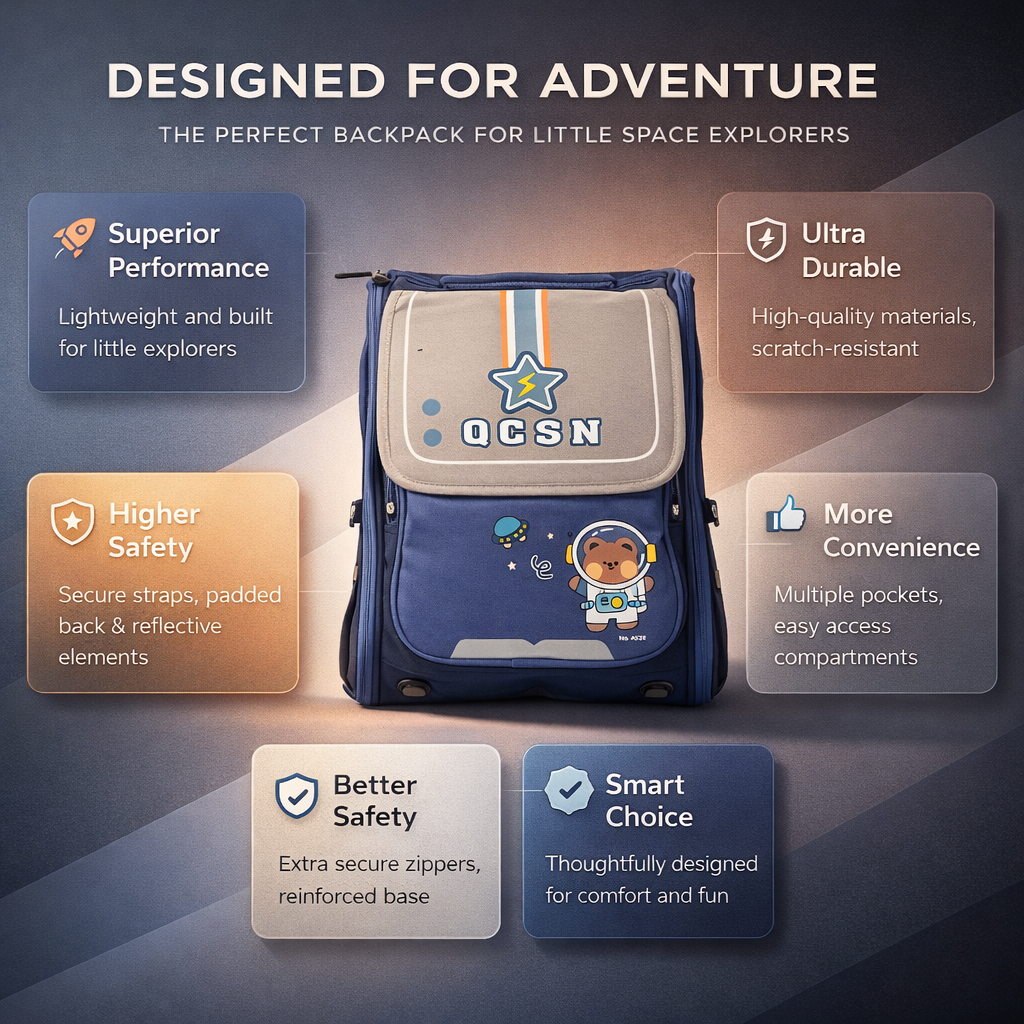 Astronaut Bear Blue Bag pack