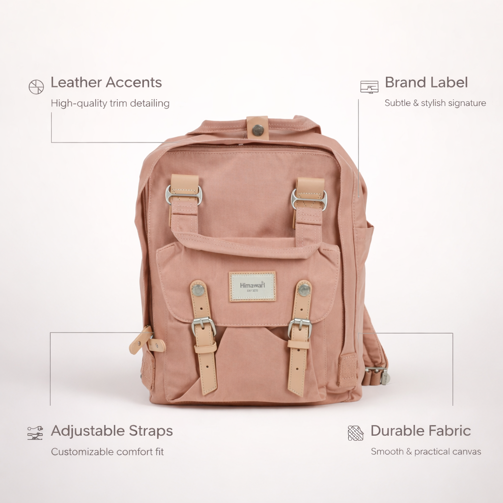 Peach Office/College Handbag/Bag Pack