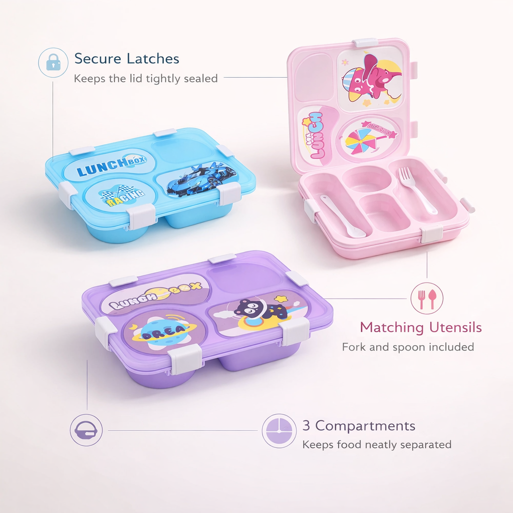 Cartoon lunch box