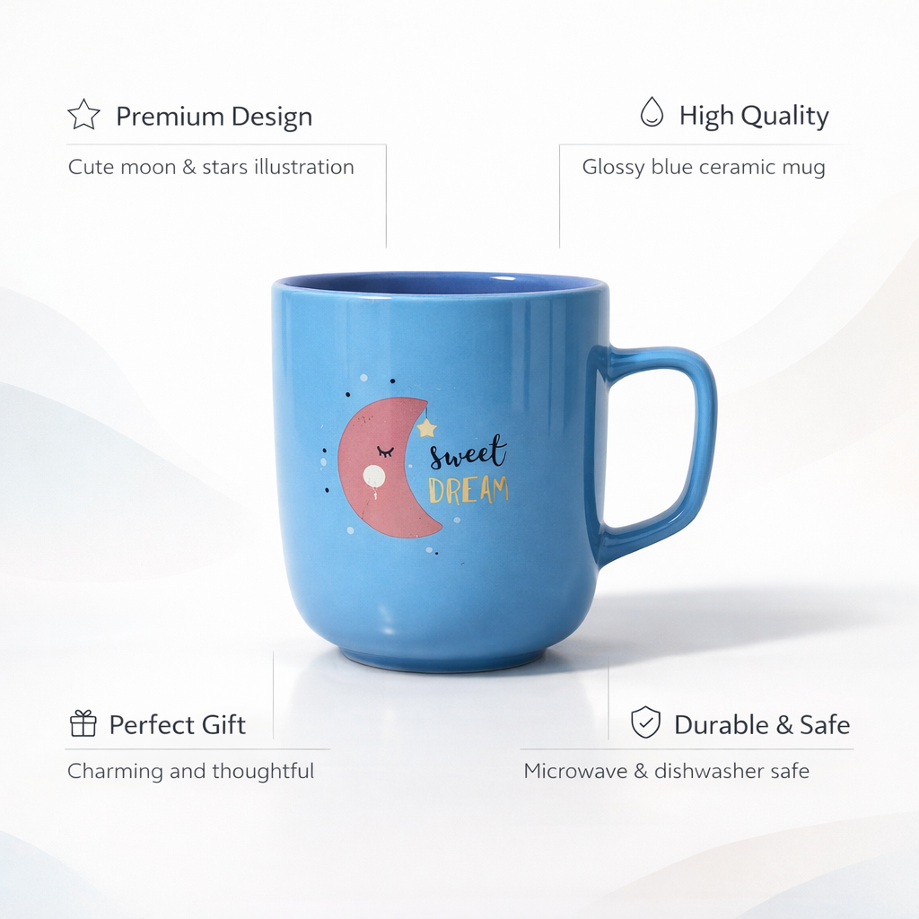Cute Doodle Animation Ceramic Mug