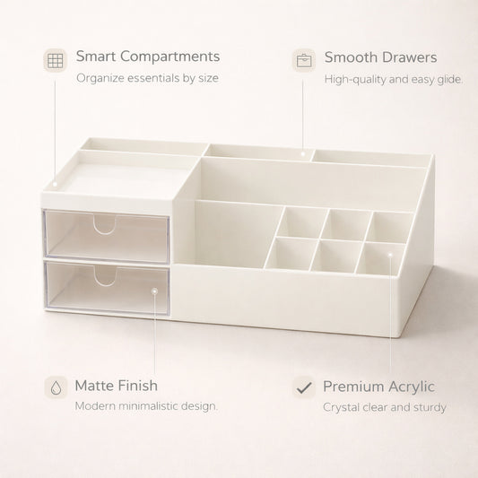 Multipurpose desk organizer