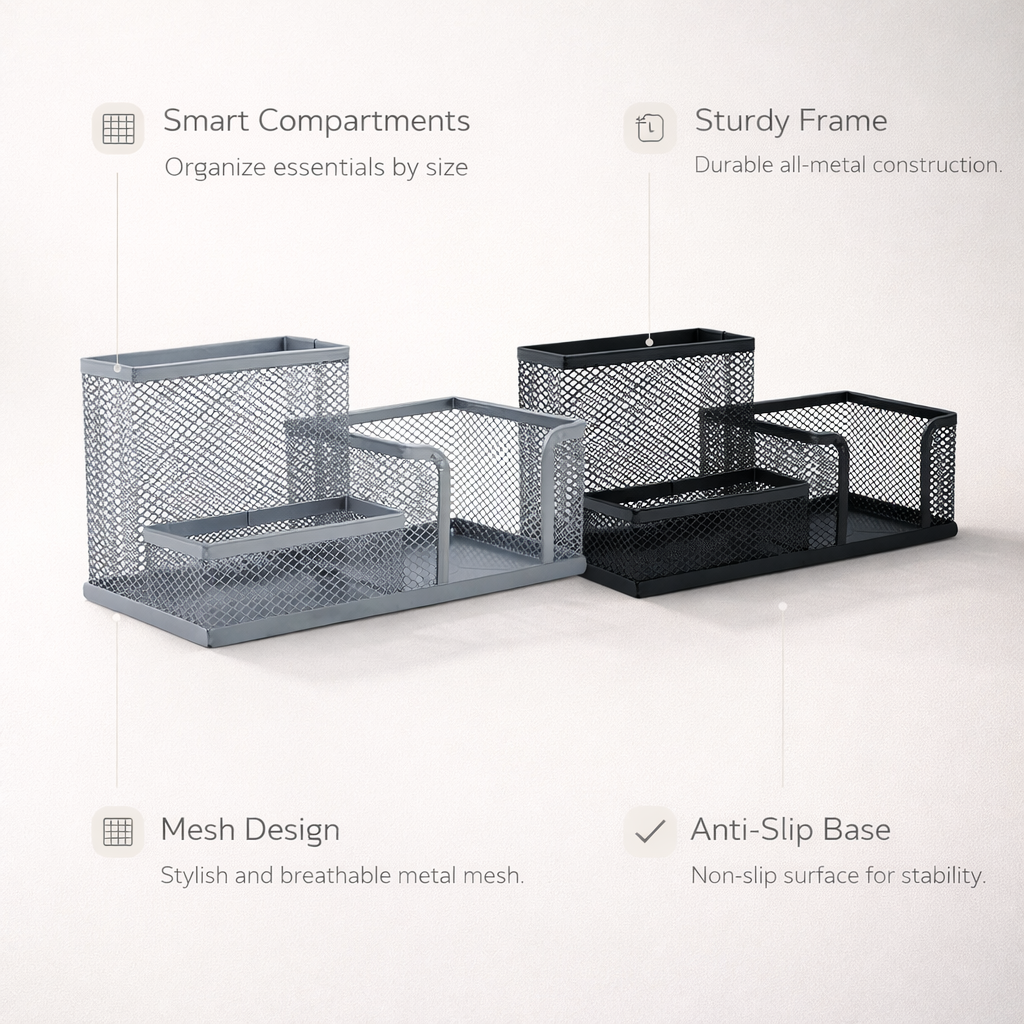 Steel Desk Organizer for Stationary