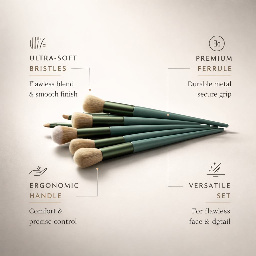 Bunch of Brushes (Pack of 13 Make Up Brushes)