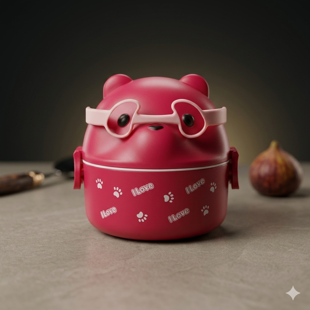 Cute Baby Shaped Lunch Box For Kids