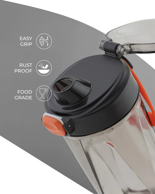 Protein Shaker Bottle Black – 380ml – TUFULA