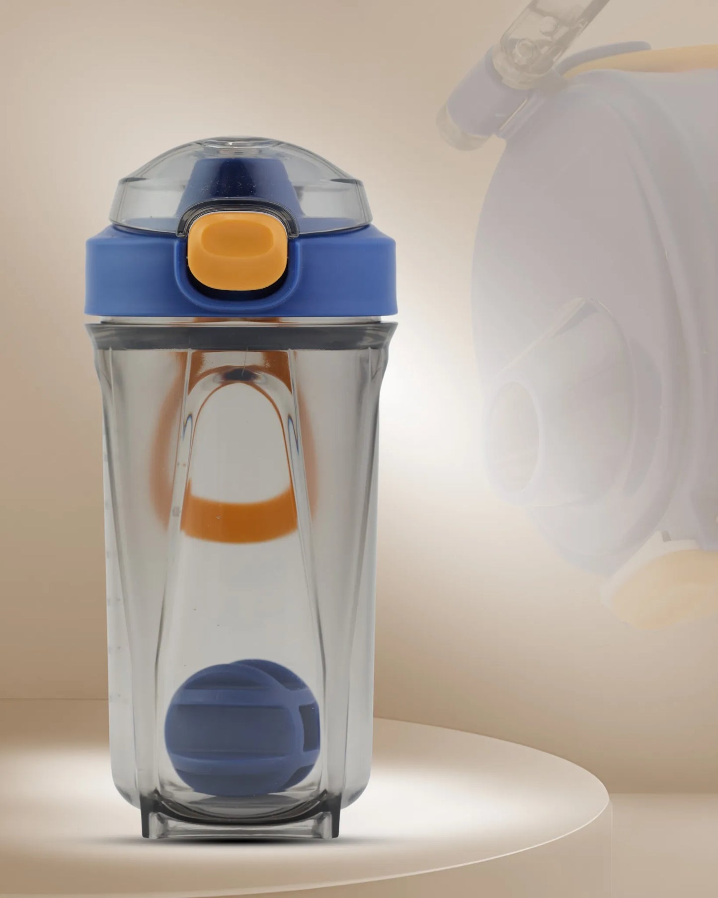 Protein Shaker Bottle Blue – 380ml – TUFULA