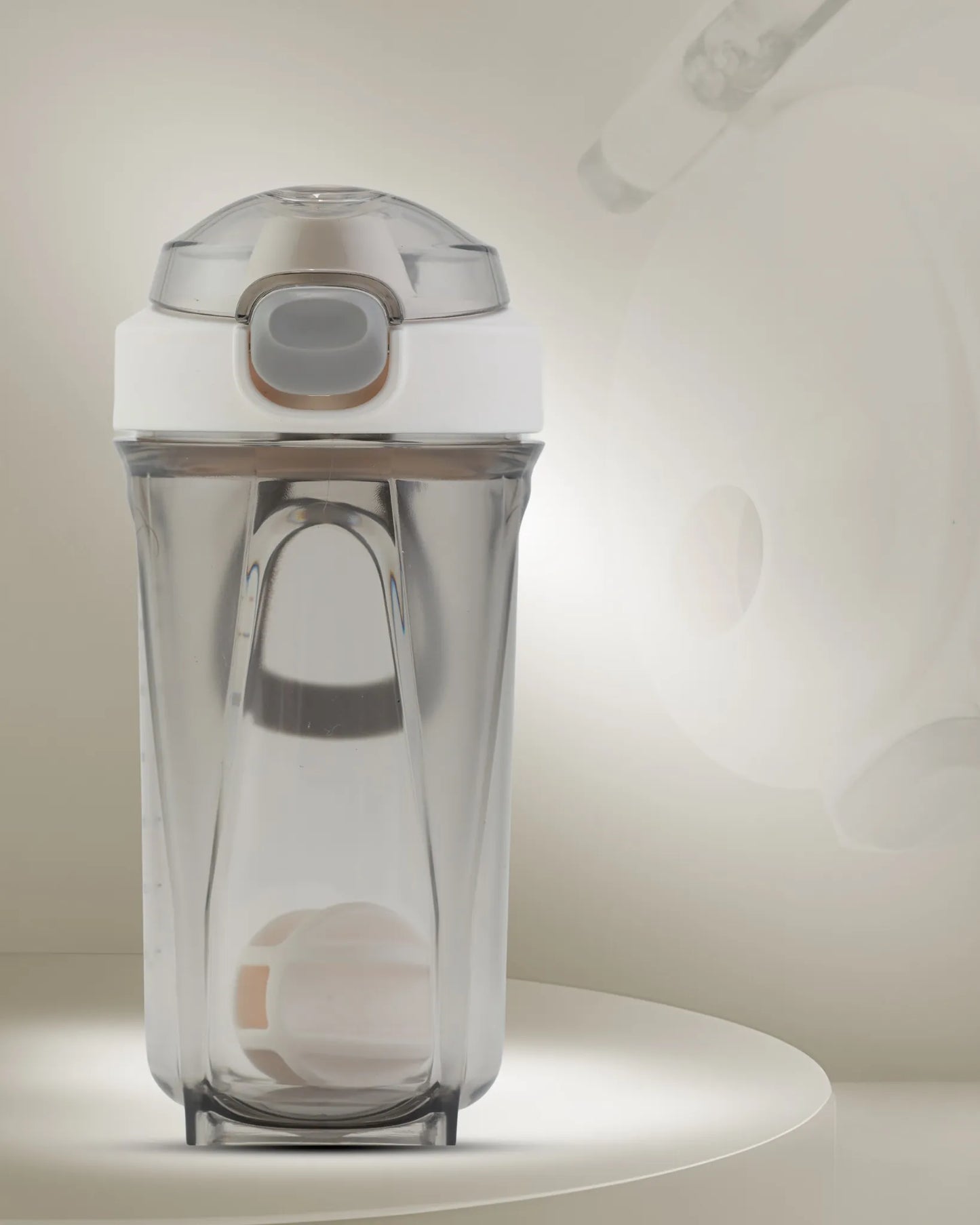 Protein Shaker Bottle Offwhite – 380ml – TUFULA