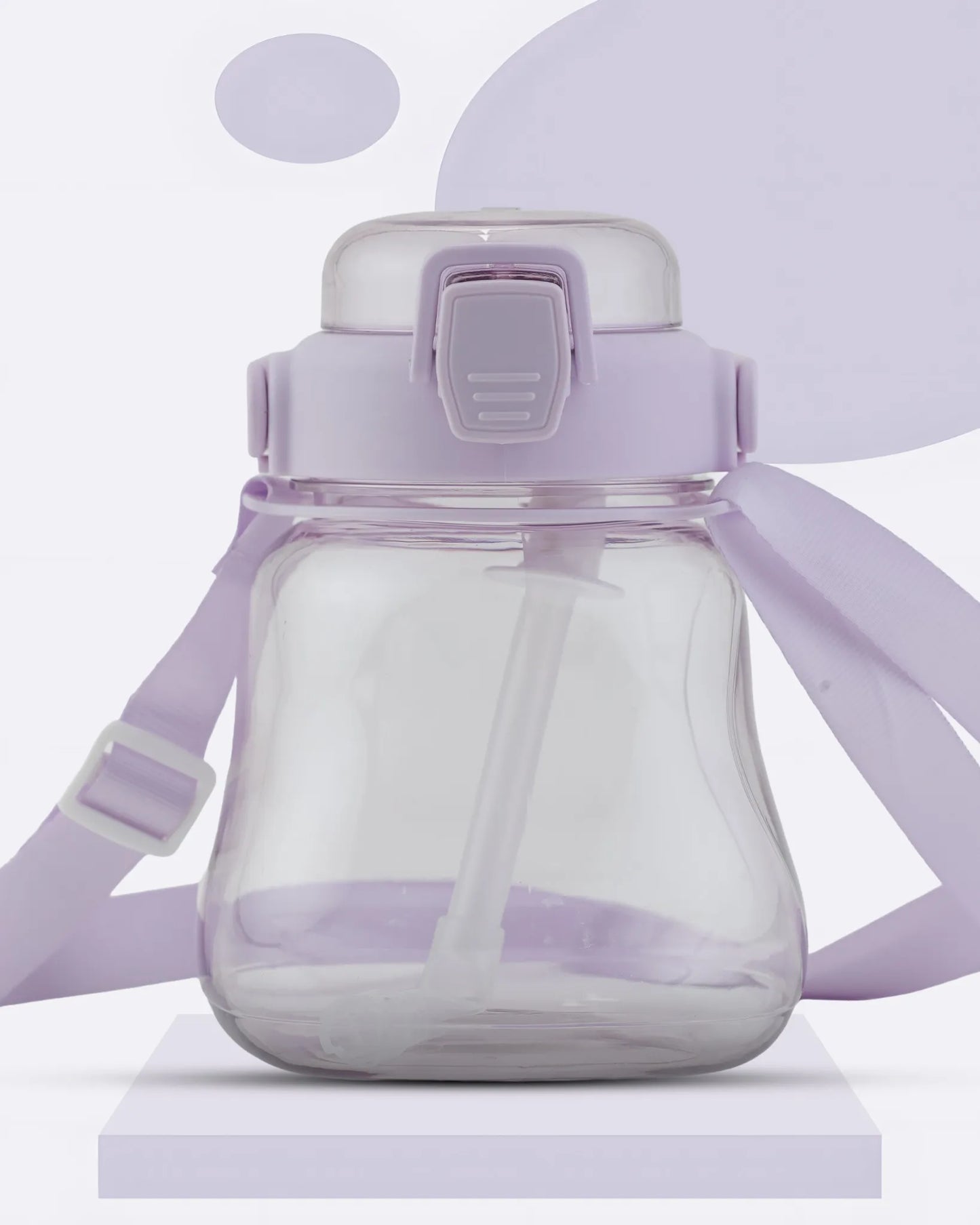Sticker Water Bottle Purple – 500ml – Creative Bottle with Stickers – TUFULA