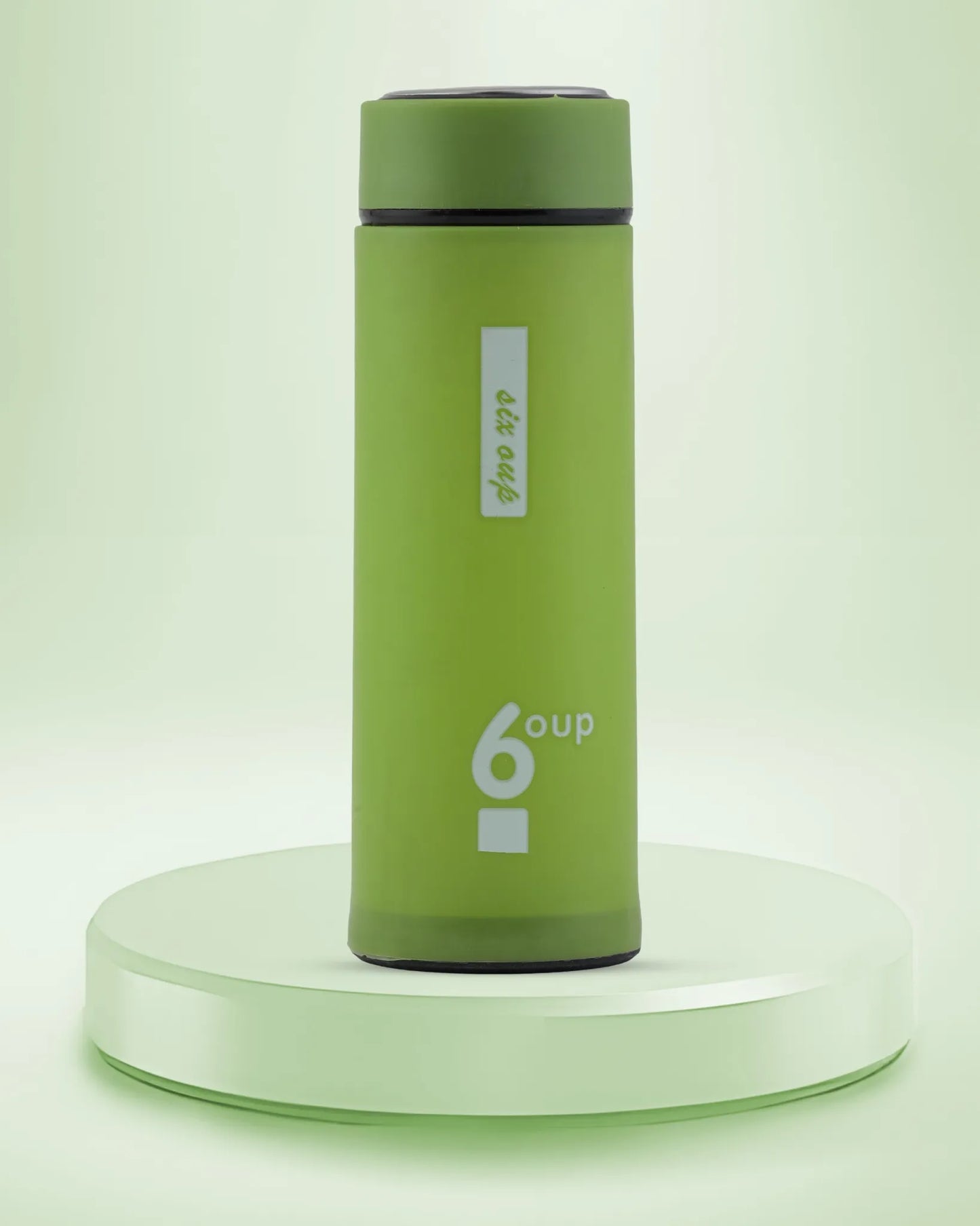 Insulated Thermo Bottle Green – 500ml BPA-Free Glass Bottle