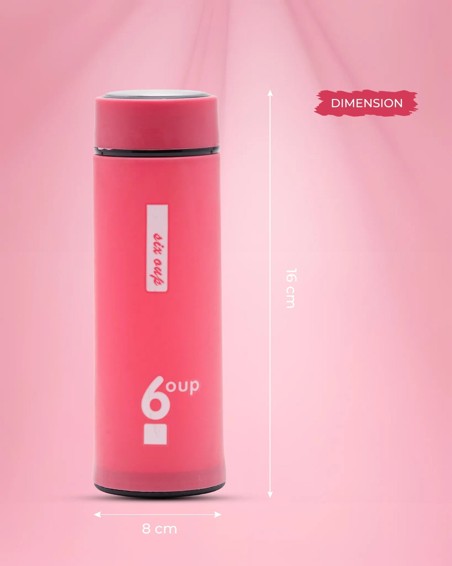 Insulated Thermo Bottle Pink – 500ml Sleek Thermo Flask for Women