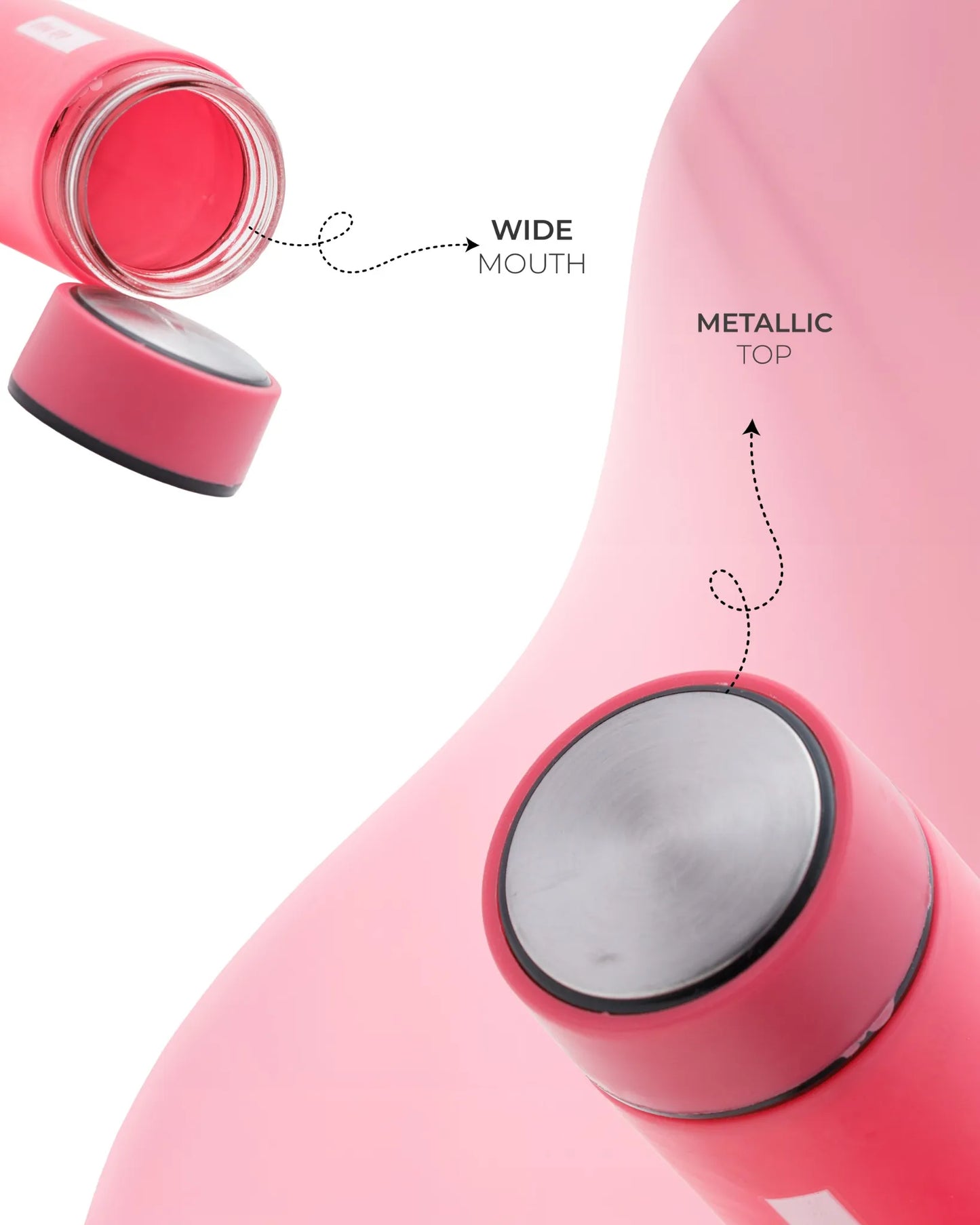 Insulated Thermo Bottle Pink – 500ml Sleek Thermo Flask for Women