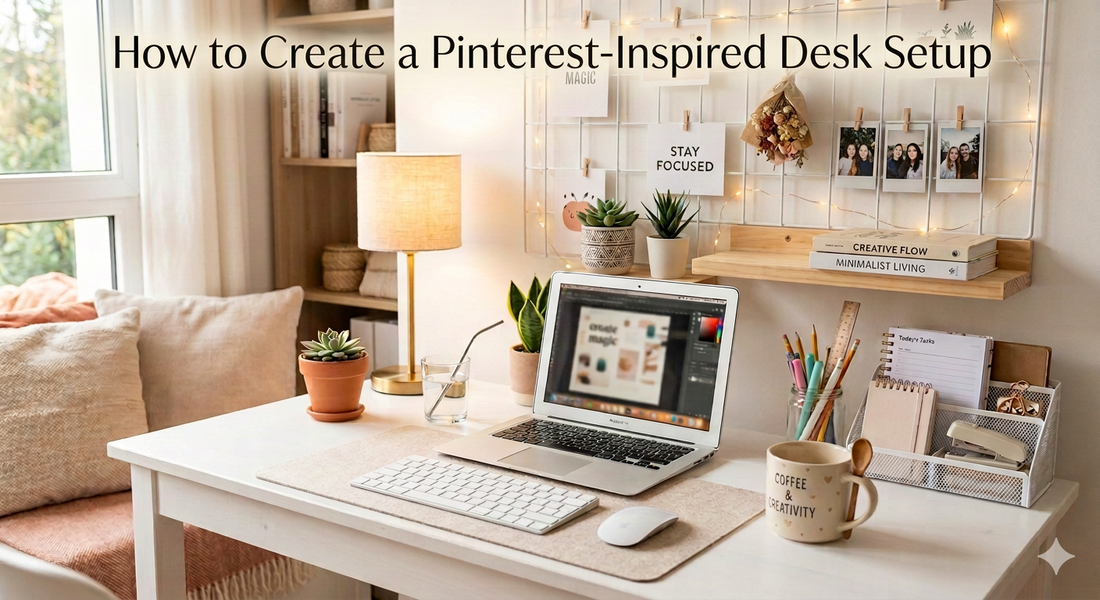 How to Create a Pinterest-Inspired Desk Setup