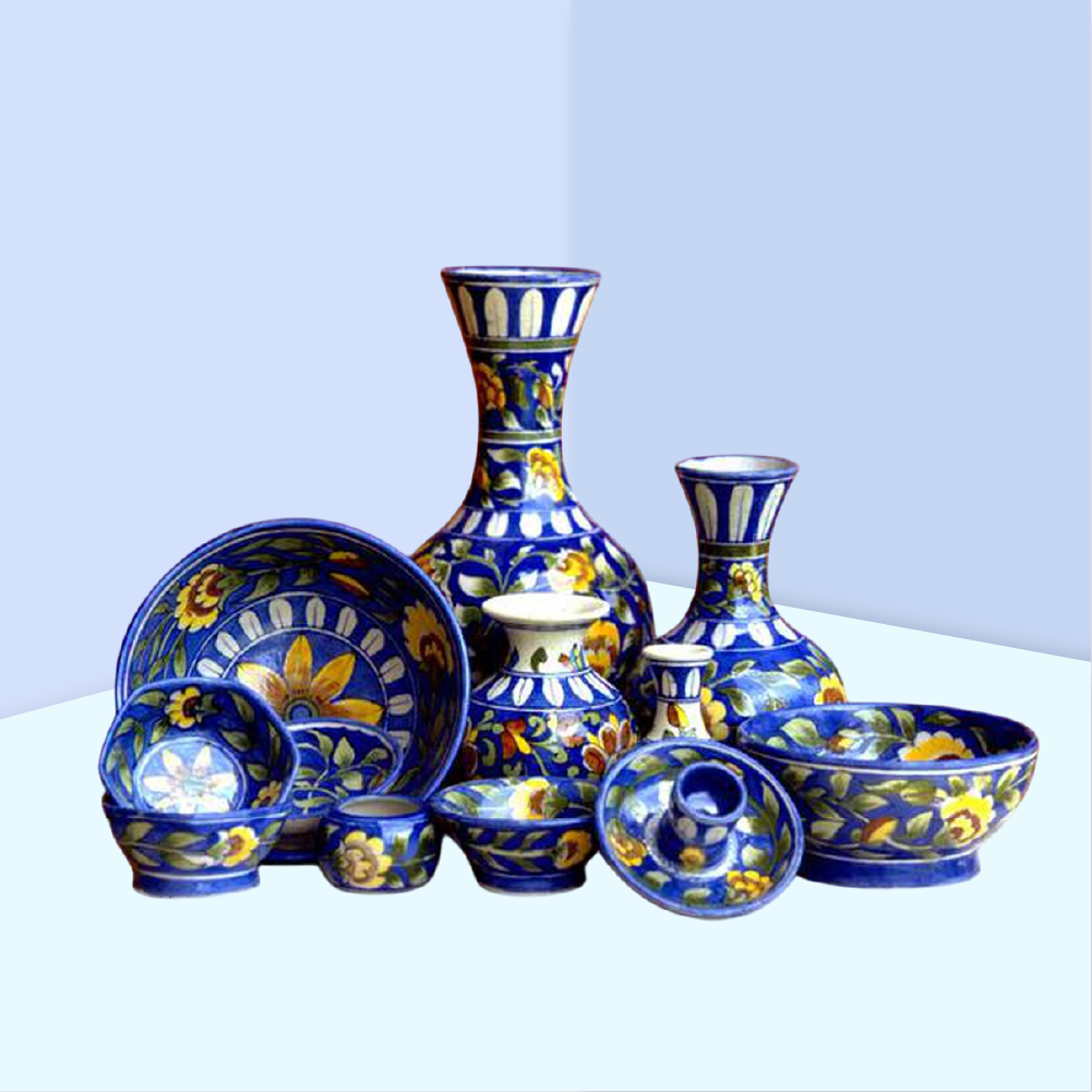 Blue Pottery