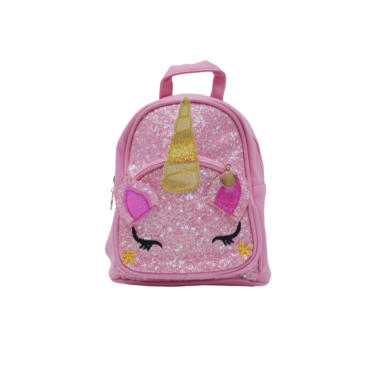Pink Fancy Bag With Sparkle Designs For Girls