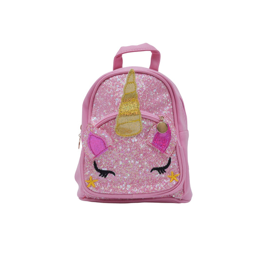 Pink Fancy Bag With Sparkle Designs For Girls