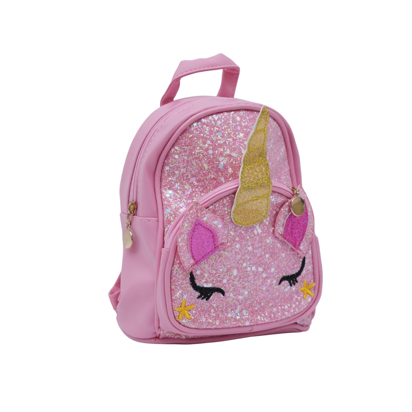 Pink Fancy Bag With Sparkle Designs For Girls