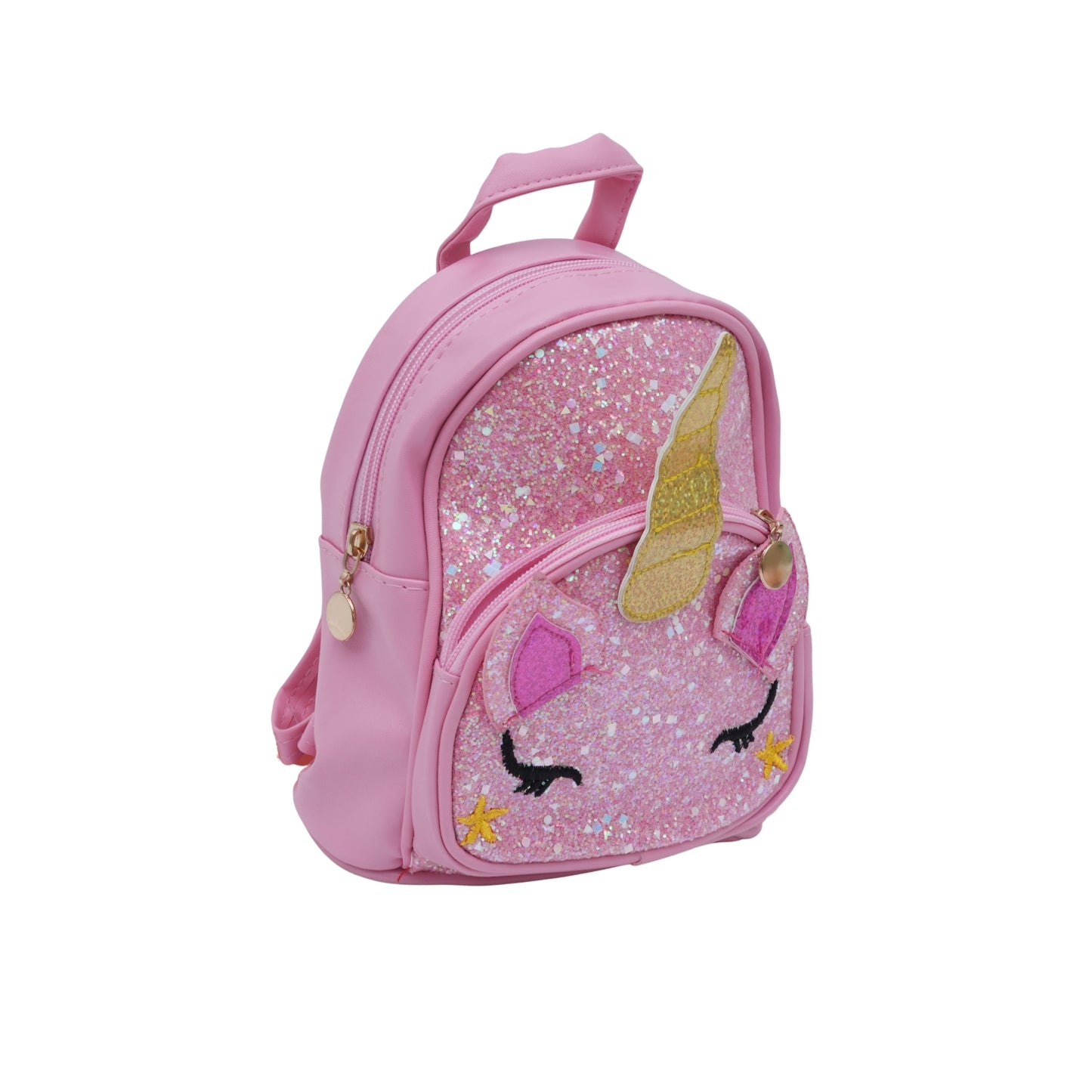 Pink Fancy Bag With Sparkle Designs For Girls