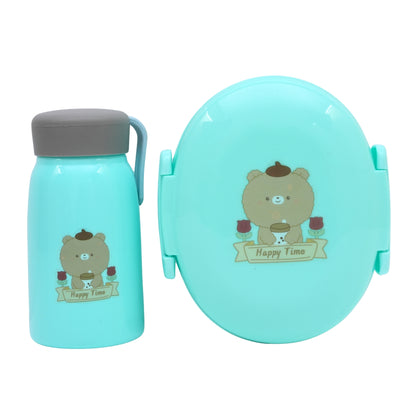 Lunch box combo with cute water  bottle