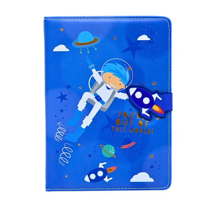 Blue Notebook with Water Color Finish