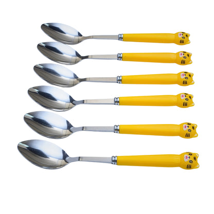 Multipurpose stainless Steel Spoon set (pack of 6)