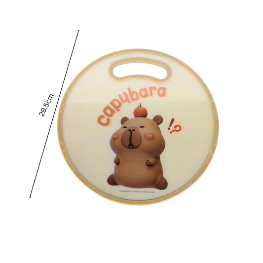 Cute Capybara Round Chopping Board