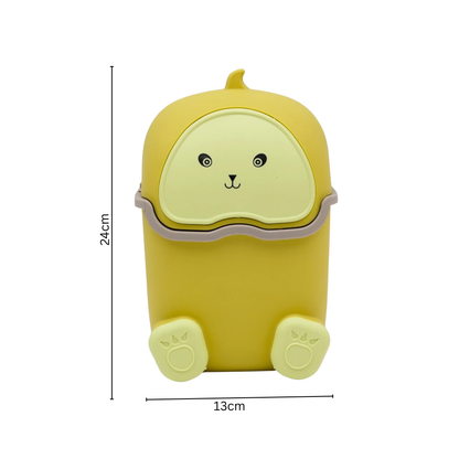 mini cartoon desktop trash can