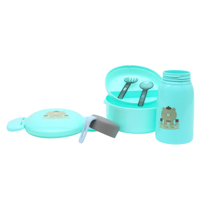Lunch box combo with cute water  bottle