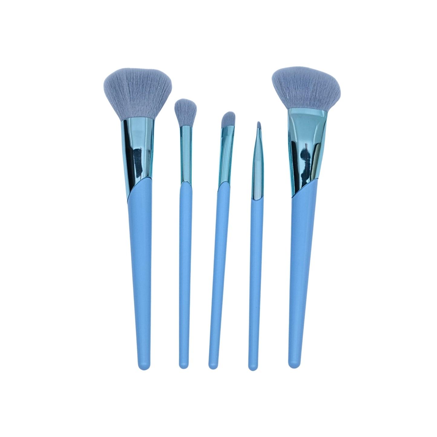 5pc Precision Makeup Brush Kit with Super Soft Synthetic Bristles