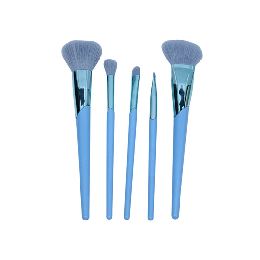 5pc Precision Makeup Brush Kit with Super Soft Synthetic Bristles