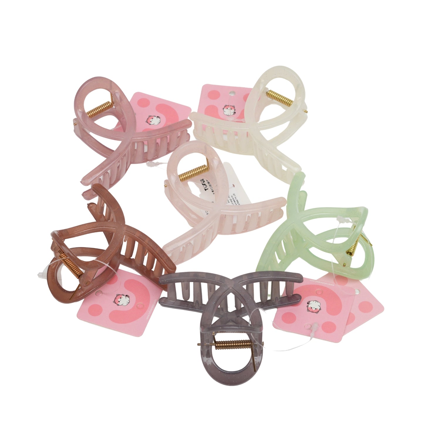 Fashionable Daily Use clutcher & Clips For Girls ( set of 6 )