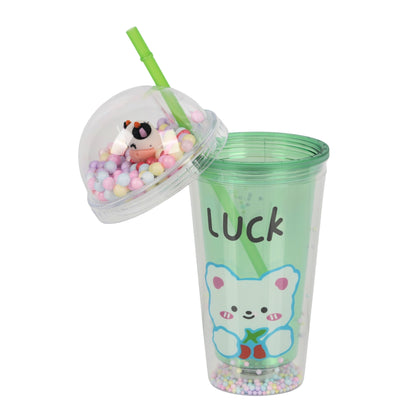 Sipper with straw