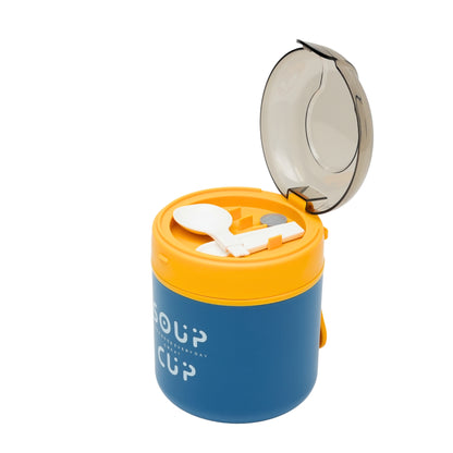 Insulated soup cup stainless steel soup cup with spoon