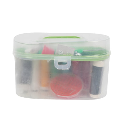 Portable Sewing Kit Box – Multi-Color Threads & Tools Set