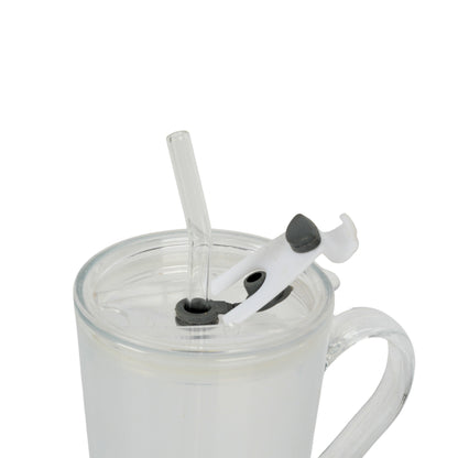 Round wave looked coffee glass mug